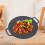 Korean BBQ Grill Pan Round 13 Inch 6-Layer Nonstick 8