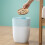 Slhenay plastic toilet trash can pink 4