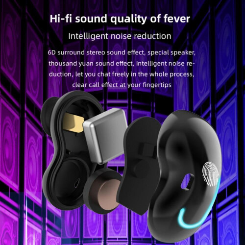 True Wireless Earbuds Bluetooth 5.1 with IPX4 Waterproof 2