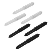 Suporte para papel higiênico retrátil de plástico, 1 unidade.