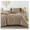 Taupe Tufted Comforter Set King 3-Piece 5