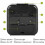 Quartz Alarm Clock with Nightlight White Battery Operated 4