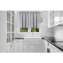 R16 Silver Tier Panels with Rod Pocket 2 pcs 30" W x 24" L