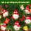 Christmas snowman string lights 10 LED 5.4 ft battery 3