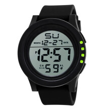 Férfi karóra LED vízálló digitális kvarc divatos katonai sport férfi egyéb karóra