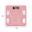 Digital Bathroom Scale with BMI and Body Fat Analysis Pink 3