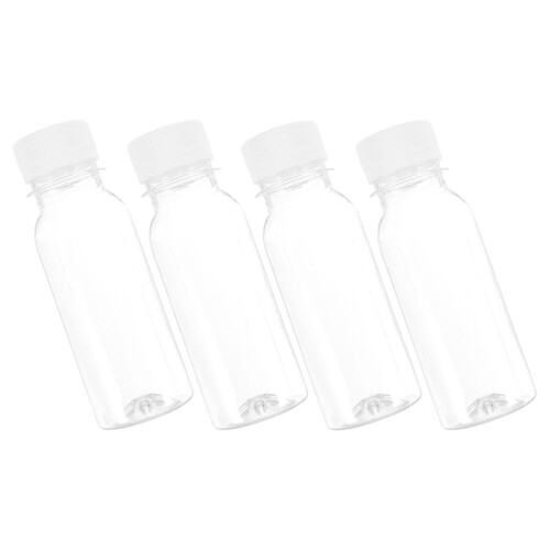 Bouteille réutilisable transparente (lot de 4)