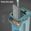 YATLTE Mop and Bucket with Wheels Foldable 1 Set 4