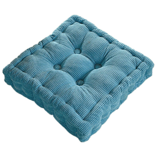 Coussin de sol en velours côtelé Zynic 40 x 40 cm 1