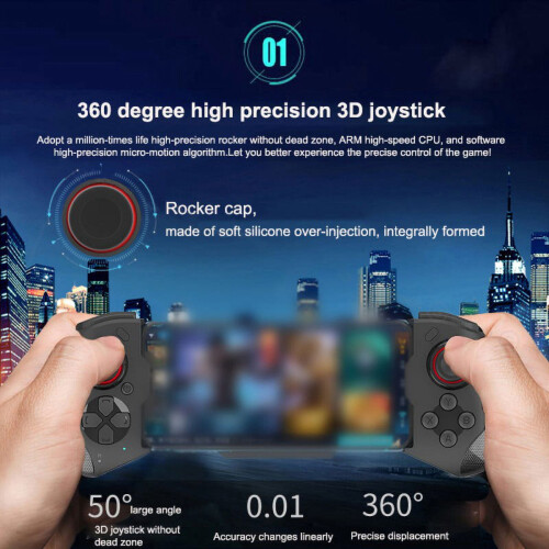 MOCUTE-060 wireless mobile game controller for Android and 1