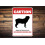 Placa de metal Entlebucher Mountain Dog 8 x 12 polegadas 1