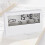 Thermo-Hygrometer Clock White Electronic Weather Display 3