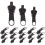 Zipper Slider Replacement Kit for Jackets and Bags 18 pcs 1