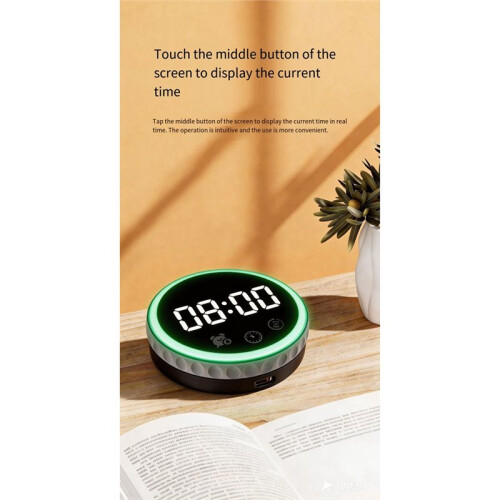 Magnetic Rotating Circular Timer Management Timer 7 Color Marquee Kitchen Baking Alarm Student