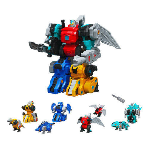 Dinosaur Transformer Toy Set Compatible with Building 1