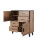 Cama sideboard LOTTA 110 2D4S wotan oak/mat black 2