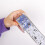 Christmas ribbon blue musical notes 10 yards 1