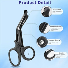 Nurse'S Tools, 1 Rechargeable Nurse'S Pen Lights, 6 Inch Trauma Scissors and Highlighter, for Nurses, Doctors A