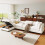 LUCKHAO L-style upholstered modular sectional sofa with 2