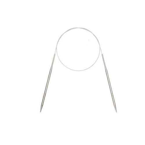 Stainless Steel Circular Knitting Needles 100 cm 5 mm