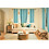K86 Teal Blackout Curtain Panel with Grommets 108 in 1
