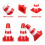 Mini Plastic Traffic Cones for Kids 50 pcs 3