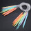 Tebru circular knitting needles plastic multicolor 12 pcs 3