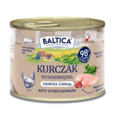 BALTICA Smaki regionów Chicken - wet cat food - 185g