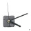 Quartz Clock Movement Black Metal 1 Pack 1