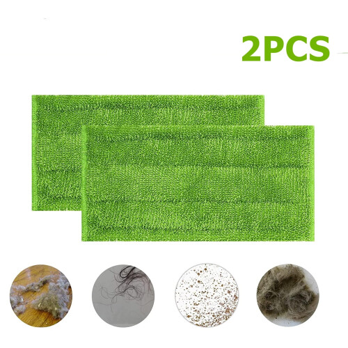 Microfiber Mop Pads Reusable for Swiffer Wet Jet 2 Pack