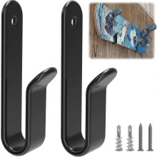 clip orizzontali per montaggio a parete dello snowboard, supporto a parete per snowboard, supporto per snowboard, contenitore per snowb