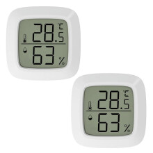 Mini Digital Hygrometer with LCD Display 2 pcs