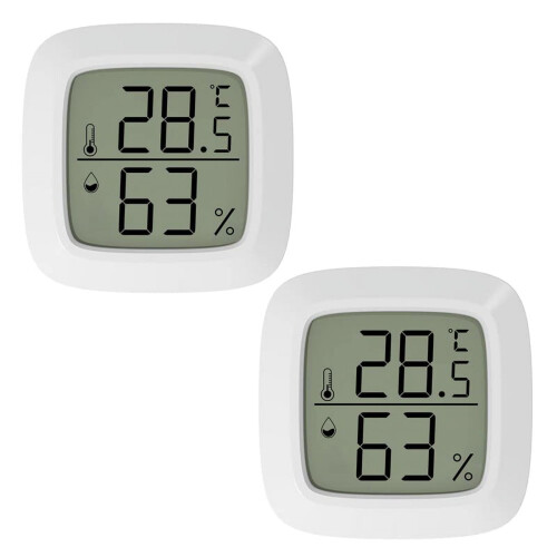 Mini Digital Hygrometer with LCD Display 2 pcs