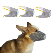 Adjustable Pet Respirator Muzzle Set of 3