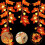 Sinhoon LED pumpkin string lights with maple leaves 40 1