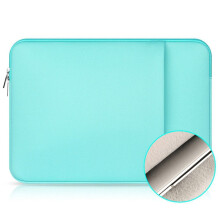 Laptop sleeve case waterproof dual zipper 15.6 inch light