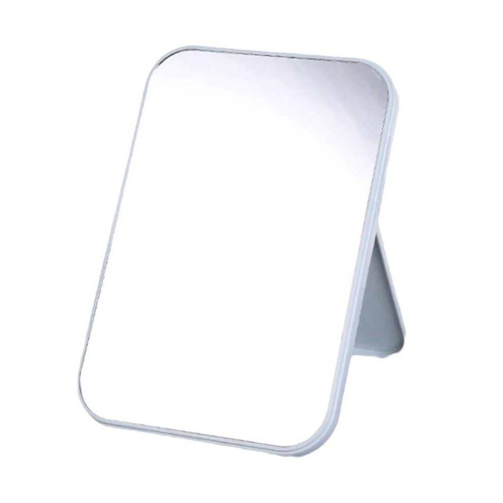 Square hand mirror vanity foldable standing makeup mirror