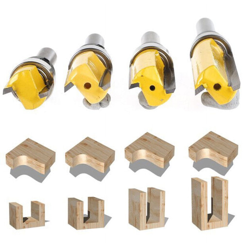 Flush Trimming Cutter Head Set with Top and Bottom Bearings 1