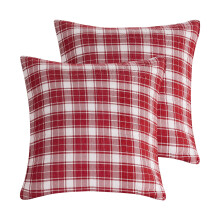 Levtex Home Folk Deer -peittoinen Euro Sham -setti, kaksi kappaletta, 26x26 tuumaa