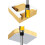 Flush Trimming Cutter Head Set with Top and Bottom Bearings 4
