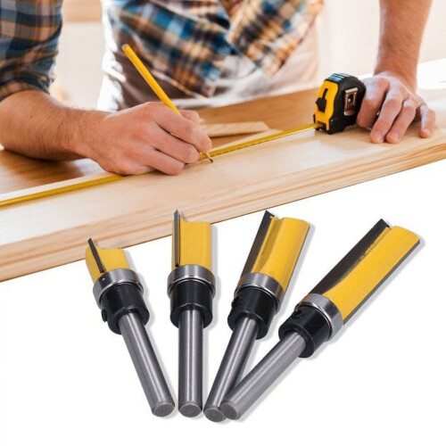 Flush Trimming Cutter Head Set with Top and Bottom Bearings 2