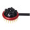 Back Scratcher Massage Hammer Black Red Plastic 2pcs 5