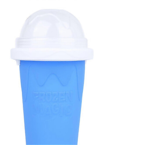 400ml μπλε φορητό κύπελλο παρασκευής παγωτού με πυριτικό τζελ για DIY Smoothie - Γρ 1