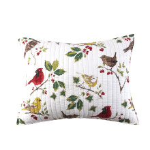 Levtex Home Joy Birds tikattu standardikokoinen puuvillakangas, 26x20 tuumaa