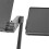 Lakeside Lap Desk with Cooling Fan Black 7" x 6.5" 3