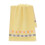Bath Towel Set Cotton Soft Quick-Dry Absorbent Yellow 1