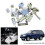 White Interior LED Light Kit for 1999–2004 Jeep Grand 8