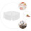 WSTEER cake carrier container clear 50 pcs 5
