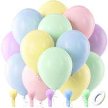 Pastellfärgade ballonger 30 cm latex 100-pack