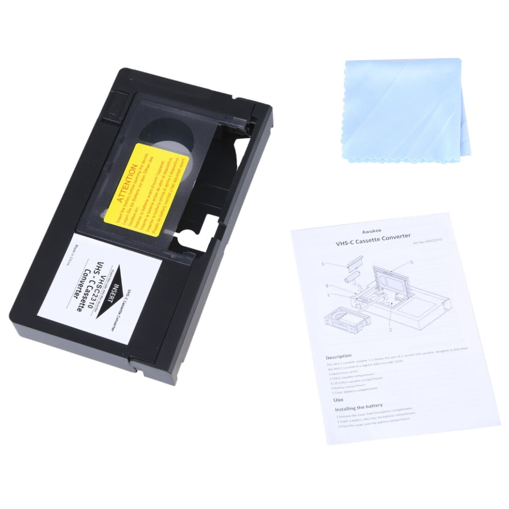 Vhs-C To Vhs Adapter For Camcorder Tapes 393040365247